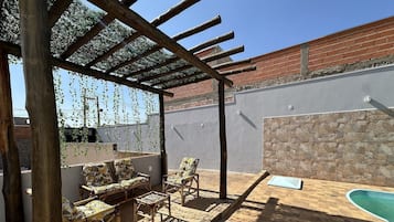 Habitación cuádruple Premium | Terraza o patio