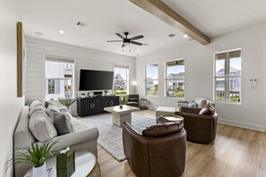 Smart-tv en een stereo