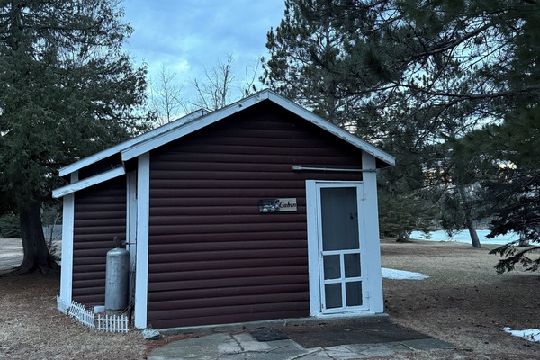 Cabin #1 exterior entrance