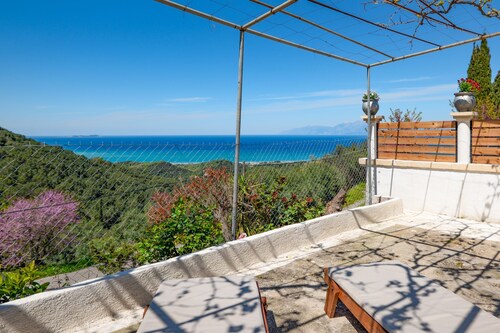 Corfu Hillside Villa – Terrace, Nature Walks, Sea Views