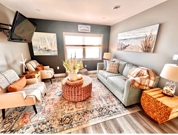 Smart TV, video games, books, stereo