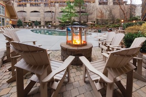 Indoor pool, outdoor pool - Adventure Awaits at Our 1BR Gatlinburg Getaway – Walk, Splash, Explore! (Gatlinburg)
