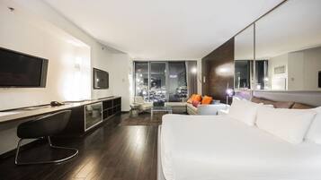 1 slaapkamer, een bureau, een strijkplank/strijkijzer, gratis wifi