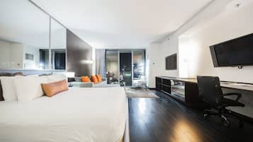 1 soverom, skrivebord, strykejern/-brett og wi-fi (inkludert)