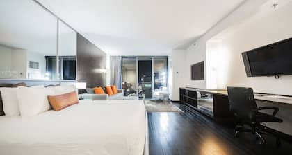 SVS: High Floor Strip View Studio | Open Balcony | Palms Place