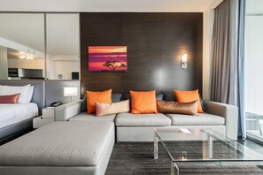 TV - SVS: Strip View Studio | Resort Pool | Palms Place (Las Vegas)