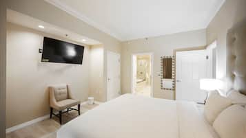 1 slaapkamer, een bureau, een strijkplank/strijkijzer, gratis wifi