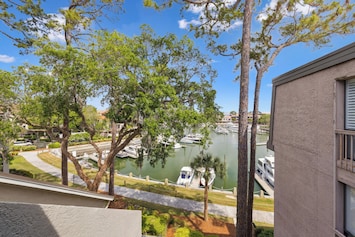 Balcony view of Harbour Town