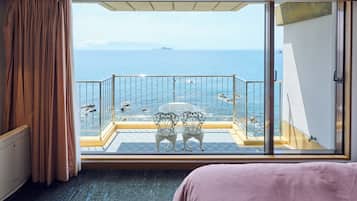 Quarto triplo, para não fumantes, vista para o oceano | Vista do quarto