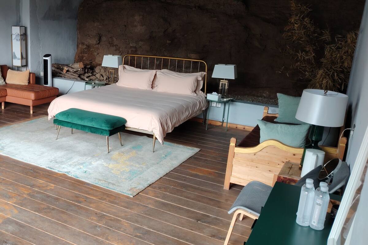 Habitación Deluxe doble, vistas a la montaña | Ropa de cama