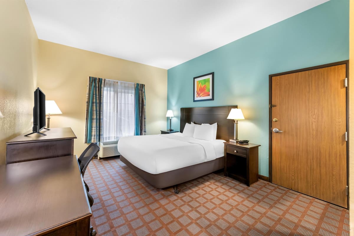 Habitación, 1 cama King size, con acceso para personas discapacitadas | Caja de seguridad en la habitación y espacio para trabajar con laptop