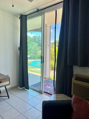 Comfort Condo, 2 Bedrooms, Poolside | Balcony view - 2 Bedroom Condo Pool and Beach Access (Rincón)