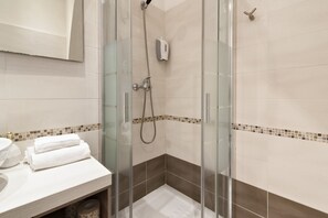 Jetted bath, hair dryer, bidet