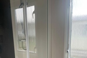 Shower, hair dryer