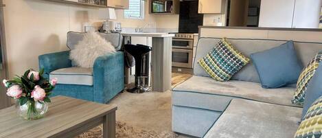 TV, fireplace, stereo