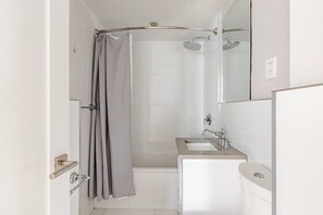 Hair dryer, towels