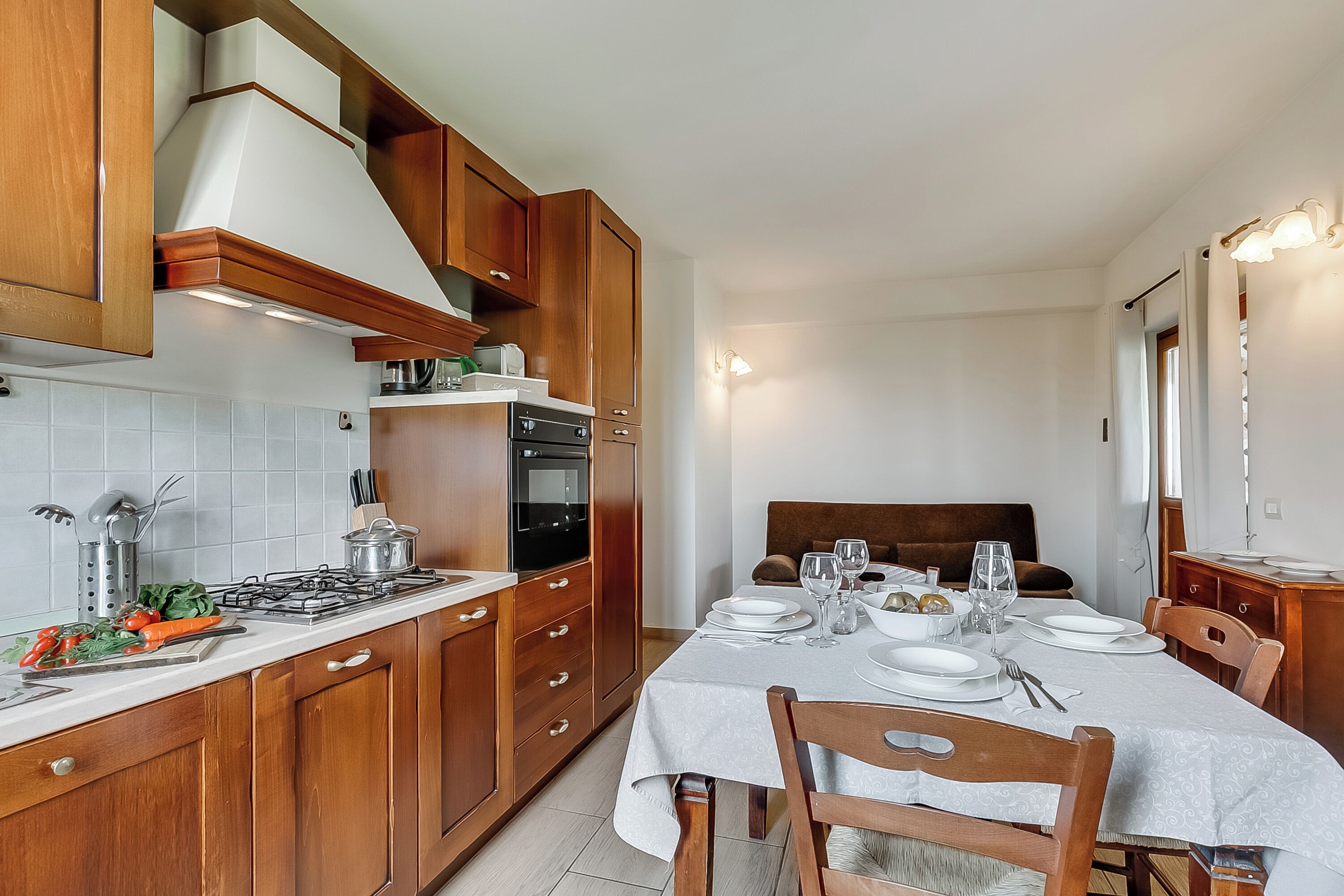 Kitchen and dining area