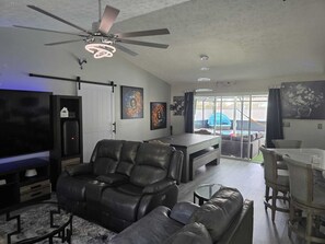 Smart TV, ping pong, computer monitors