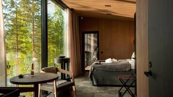 Chalet, Balcony, Partial Lake View | Ruang kerja komputer riba, Wi-fi percuma