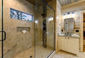 Shower, towels