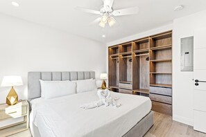 2 slaapkamers, een strijkplank/strijkijzer, wifi, beddengoed