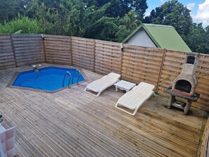 Outdoor pool - Bungalows Corail, F3 with private pool in Sainte Luce, Martinique (STE LUCE)