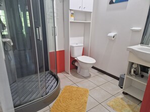 Hair dryer, towels, toilet paper - Bungalows Corail, F3 with private pool in Sainte Luce, Martinique (STE LUCE)