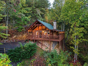 Exterior - NEW! ROMANTIC Spa-like Retreat! Long Range VIEWS! Hot Tub! Fireplace! Coffee Bar (Sevierville)