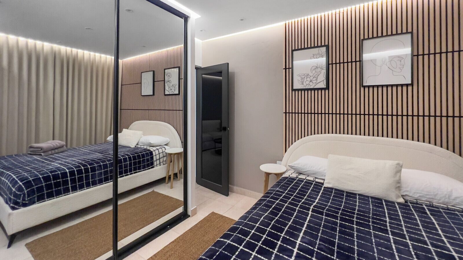 1 bedroom, desk, travel crib, free WiFi