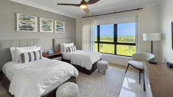 3 habitaciones, escritorio, wifi gratis y ropa de cama