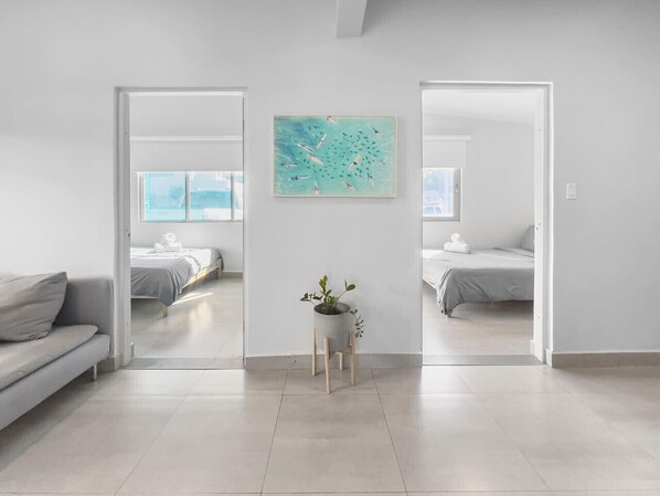 Desk, iron/ironing board, travel crib, free WiFi