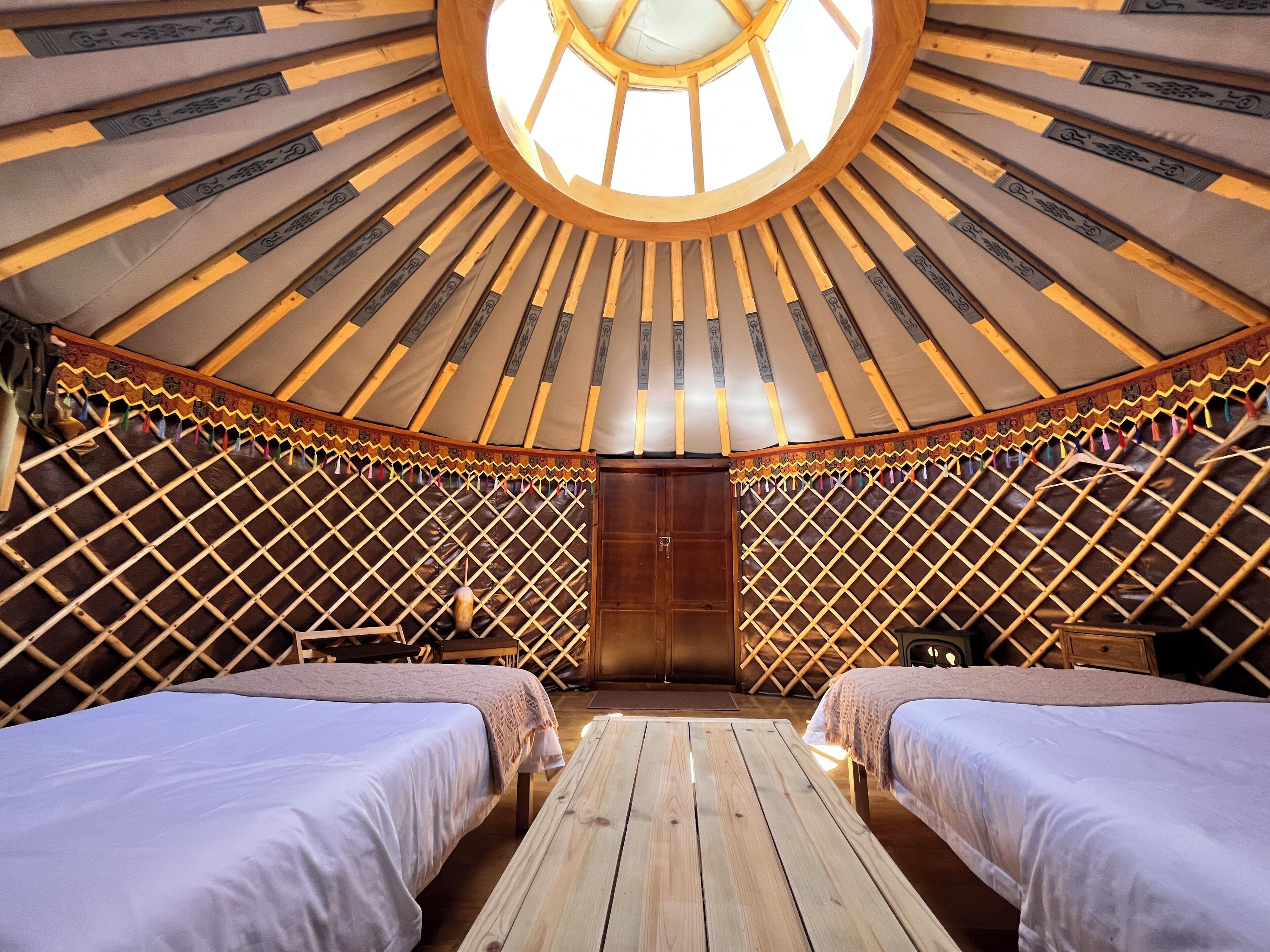 Down duvets, individually decorated, individually furnished, bed sheets