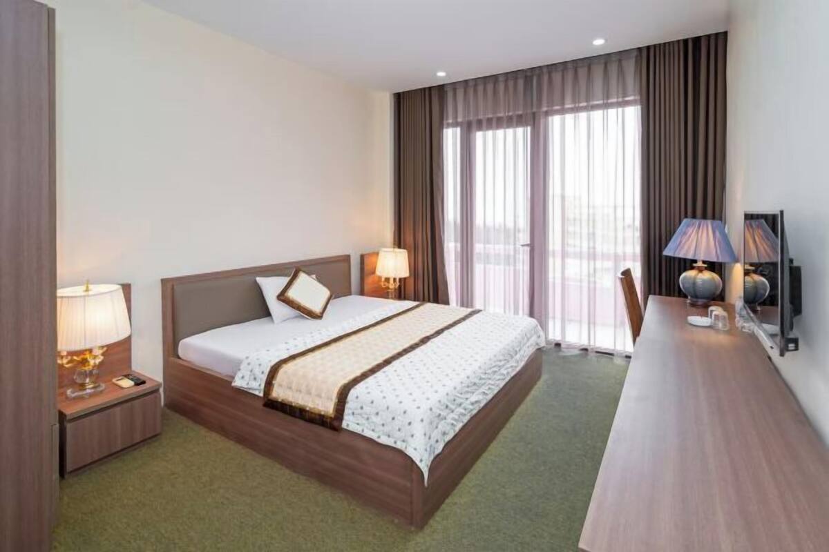 1 kamar tidur, seprai antialergi, meja kerja, dan Wi-Fi gratis