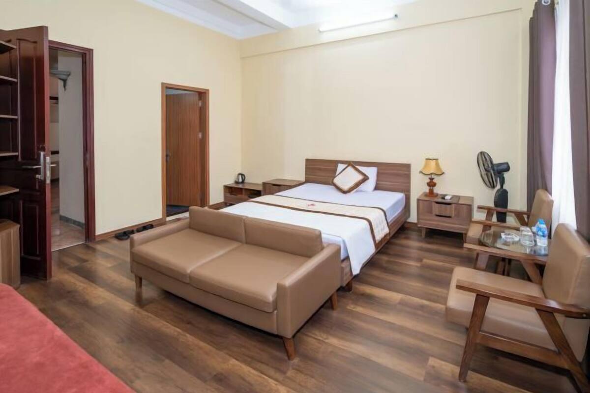 1 kamar tidur, seprai antialergi, meja kerja, dan Wi-Fi gratis