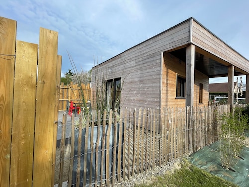 Maison avec terrasse, vélos, brasero au cœur de la Baie du Mont Saint Michel