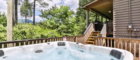 Bain à remous extérieur