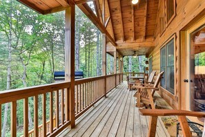 Terrace/patio - Barn Owl`s Bliss | Cherry Log, GA (Ellijay)