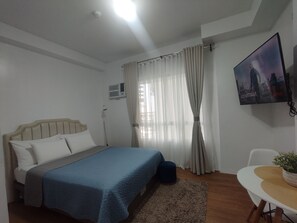 1 bedroom, free WiFi, bed sheets - Cozy Studio Condo @ Mesatierra Garden Residences Near Gmall & Ateneo de Davao (Davao City)