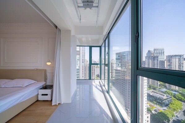 Apartemen, pemandangan kota | 3 kamar tidur dan Wi-Fi gratis