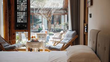 Superior tvåbäddsrum - utsikt mot innergården | Utsikt från rummet