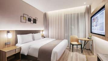 Ropa de cama de alta calidad, cubrecamas y escritorio