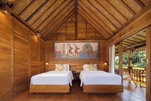Family Wooden House | 1 bedroom, premium bedding, in-room safe, desk