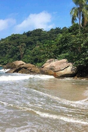 Apartment, 3 Bedrooms, Accessible, Smoking | Beach - Private 3 Bedroom Apartment With Mountain View and Hot Tub in Bertioga, Brazil (Bertioga)