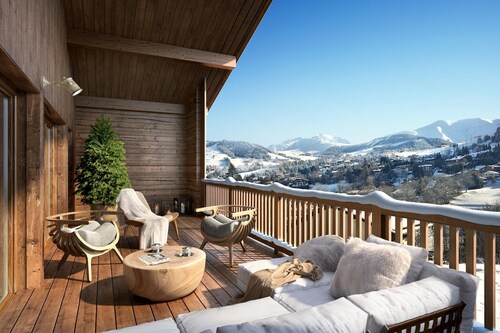 Apartment in Megève with Stunning Mountain Views