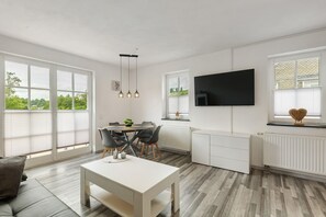 Fernseher, Kamin