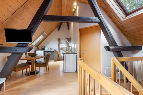 Ferienwohnung 'An Der Brigach' mit Privatterrasse, Gemeinschaftsgarten und Wi-Fi