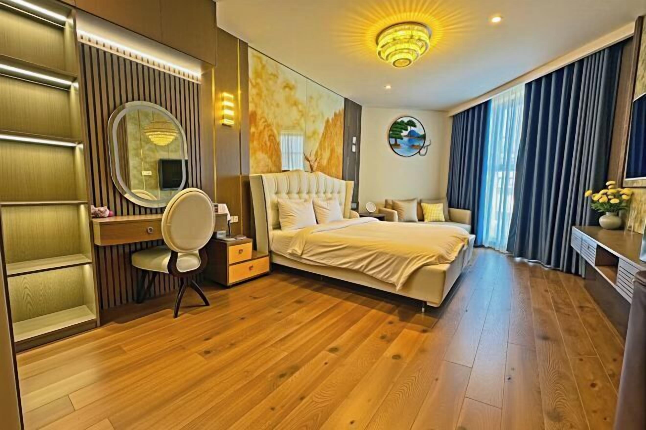 In-room safe, desk, blackout curtains, soundproofing