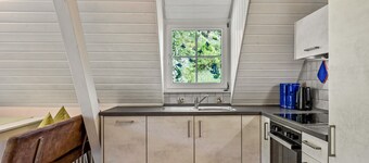Appartement '2, 45qm' met Uitzicht op de Bergen, Gedeeld Terras en WiFi