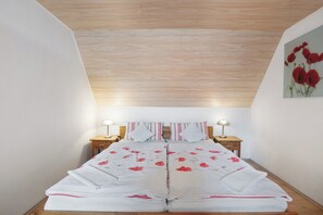 2 bedrooms, iron/ironing board, free WiFi, bed sheets