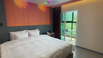 Doppia Business, vista montagna | Biancheria da letto di alta qualità, materassi in memory foam